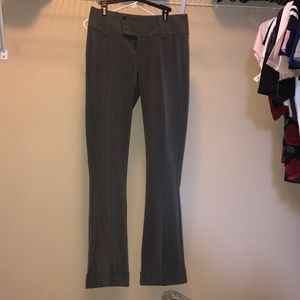 Cuffed gray dress pants 9x35
